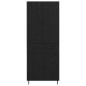 Preview: Hochboard 2 pcs Schwarz Eichen-Optik 69,5 x 34 x 180 cm
