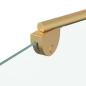 Preview: Duschabtrennung Gold 120 x 68 x 130 cm ESG-Glas und Aluminium