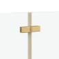 Preview: Duschabtrennung Gold 95 x 140 cm ESG-Glas und Aluminium