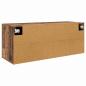 Preview: Wandmontiertes TV-Regal Wandmontiert Altholz 100 x 34,5 x 40 cm