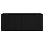 Preview: Wandmontiertes TV-Regal Schwarz Eichen-Optik 100 x 34,5 x 40 cm