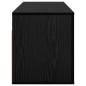 Preview: Wandmontiertes TV-Regal Schwarz Eichen-Optik 100 x 34,5 x 40 cm
