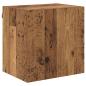 Preview: TV-Wandregal Wandmontiert Altholz 40,5x30x40cm Holzwerkstoff