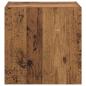 Preview: TV-Wandregal Wandmontiert Altholz 40,5x30x40cm Holzwerkstoff