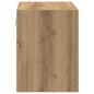 Preview: TV-Wandregal Artisan-Eiche 40,5x30x40cm Holzwerkstoff