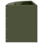 Preview: Eckpflanzer Olivgrün 30 x 30 x 35 cm Stahl