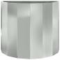 Preview: Pflanzkübel Silber 60 x 30 x 50 cm Verzinkter Stahl