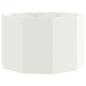 Preview: Pflanzkübel Weiß 60 x 60 x 35 cm Stahl