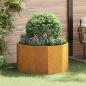 Preview: ARDEBO.de - Pflanzkübel Rostig 90 x 90 x 50 cm Wetterfeststahl