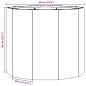 Preview: Pflanzkübel Rostig 60 x 60 x 50 cm Wetterfeststahl