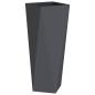 Preview: Pflanzkübel Anthrazit 30 x 30 x 75 cm Stahl