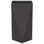 Preview: Pflanzkübel Schwarz 40 x 40 x 75 cm Stahl
