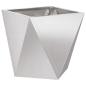 Preview: Pflanzkübel 2 pcs Silber 30 x 30 x 30 cm Edelstahl