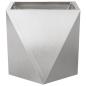 Preview: Pflanzkübel 2 pcs Silber 30 x 30 x 30 cm Edelstahl