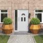 Preview: ARDEBO.de - Pflanzkübel 2 pcs Rostig 100 x 100 x 80 cm Wetterfeststahl