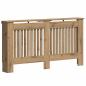 Preview: Heizkörperabdeckung Artisan-Eiche 152 x 19 x 81,5 cm