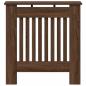 Preview: Heizkörperabdeckung Braun Eichen-Optik 78 x 19 x 81,5 cm