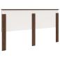 Preview: Kopfteil Braun Eichen-Optik 100 cm Holzwerkstoff