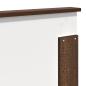 Preview: Kopfteil Braun Eichen-Optik 100 cm Holzwerkstoff