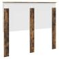 Preview: Kopfteil mit Kopfteil Geräucherte Eiche 140 cm Holzwerkstoff