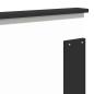 Preview: Kopfteil Schwarze Eiche 100 cm Holzwerkstoff