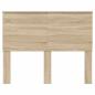 Preview: ARDEBO.de - Kopfteil mit Kopfteil Sonoma-Eiche 120 cm Holzwerkstoff