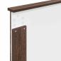 Preview: Kopfteil Braun Eichen-Optik 100 cm Holzwerkstoff