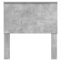 Preview: Kopfteil mit Kopfteil Beton Grau 80 cm Holzwerkstoff