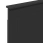 Preview: Kopfteil Schwarze Eiche 100 cm Holzwerkstoff