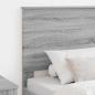 Preview: Kopfteil mit Kopfteil Graues Sonoma 75 cm Holzwerkstoff