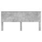Preview: Kopfteil mit Kopfteil Beton Grau 200 cm Holzwerkstoff