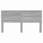 Preview: Kopfteil mit Kopfteil Graues Sonoma 180 cm Holzwerkstoff