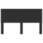 Preview: Kopfteil mit Kopfteil Schwarz Eichen-Optik 160 cm Holzwerkstoff