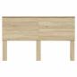 Preview: Kopfteil mit Kopfteil Sonoma-Eiche 160 cm Holzwerkstoff