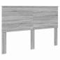 Preview: Kopfteil mit Kopfteil Graues Sonoma 150 cm Holzwerkstoff