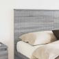 Preview: Kopfteil mit Kopfteil Graues Sonoma 150 cm Holzwerkstoff
