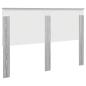Preview: Kopfteil mit Kopfteil Graues Sonoma 150 cm Holzwerkstoff
