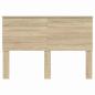 Preview: Kopfteil mit Kopfteil Sonoma-Eiche 140 cm Holzwerkstoff