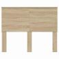 Preview: Kopfteil mit Kopfteil Sonoma-Eiche 135 cm Holzwerkstoff