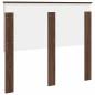 Preview: Kopfteil mit Kopfteil Braun Eichen-Optik 135 cm Holzwerkstoff