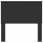 Preview: Kopfteil mit Kopfteil Schwarz Eichen-Optik 100 cm Holzwerkstoff