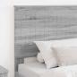 Preview: Kopfteil mit Kopfteil Graues Sonoma 100 cm Holzwerkstoff