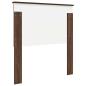 Preview: Kopfteil mit Kopfteil Braun Eichen-Optik 90 cm Holzwerkstoff