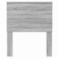 Preview: Kopfteil mit Kopfteil Graues Sonoma 80 cm Holzwerkstoff