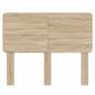 Preview: Kopfteil mit Kopfteil Sonoma-Eiche 135 cm Holzwerkstoff