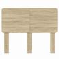 Preview: Kopfteil mit Kopfteil Sonoma-Eiche 120 cm Holzwerkstoff