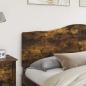 Preview: Kopfteil mit Kopfteil Geräucherte Eiche 200 cm Holzwerkstoff