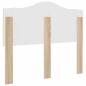 Preview: Kopfteil mit Kopfteil Sonoma-Eiche 135 cm Holzwerkstoff