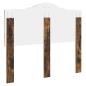 Preview: Kopfteil mit Kopfteil Geräucherte Eiche 135 cm Holzwerkstoff
