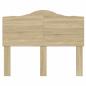 Preview: Kopfteil mit Kopfteil Sonoma-Eiche 120 cm Holzwerkstoff